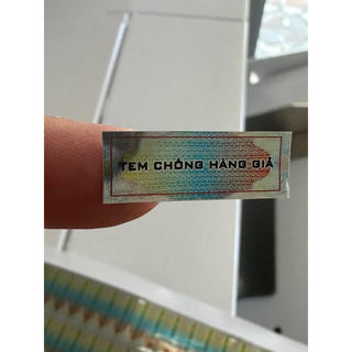 210 tem niêm phong Decal xi bạc vỡ