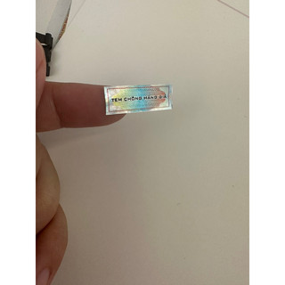 210 tem niêm phong Decal xi bạc vỡ