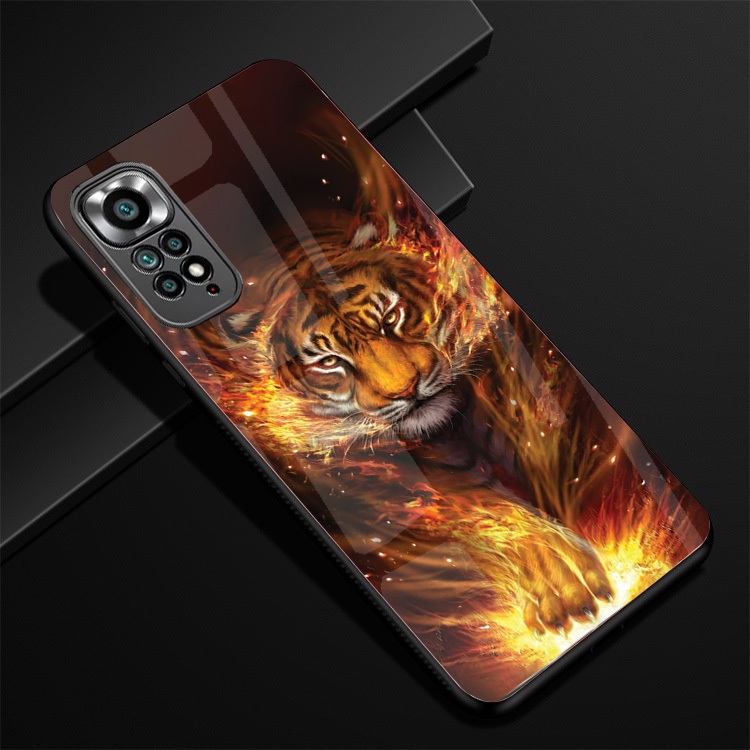 Ốp Lưng XIAOMI REDMI NOTE 11S, NOTE 11 4G, NOTE 11 5G , NOTE 11 PRO, 5G Mặt lưng kính,thiết kế độc quyền 12 con giáp