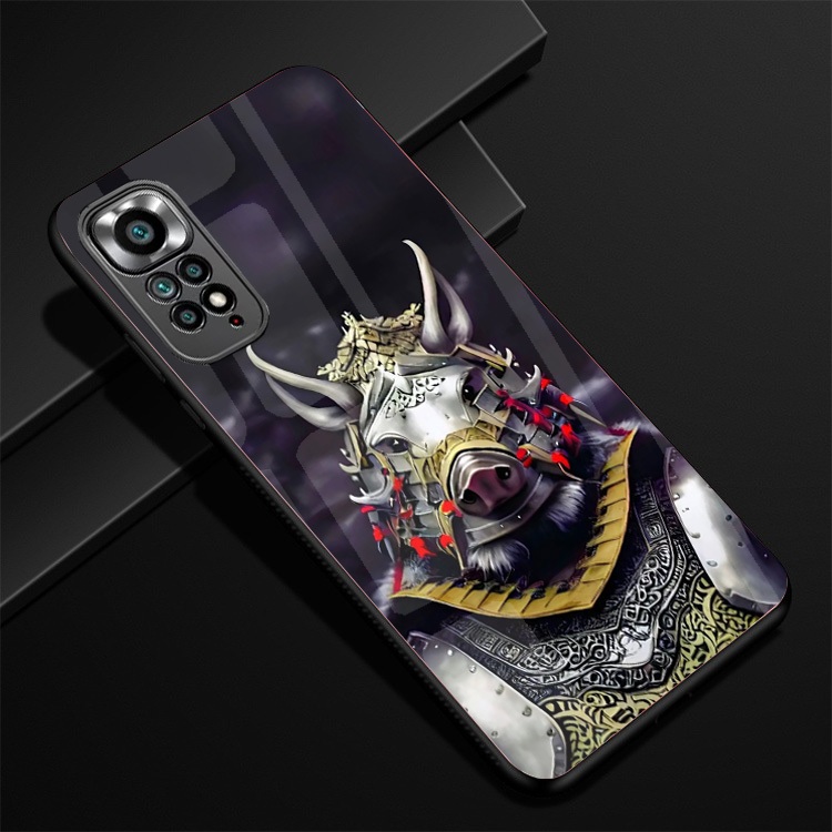 Ốp Lưng XIAOMI REDMI NOTE 11S, NOTE 11 4G, NOTE 11 5G , NOTE 11 PRO, 5G Mặt lưng kính,thiết kế độc quyền 12 con giáp