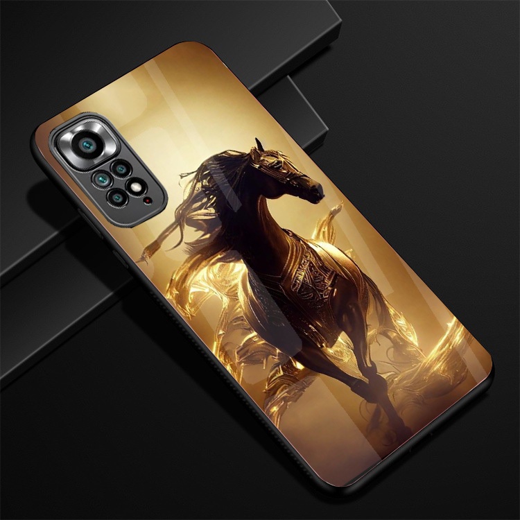 Ốp Lưng XIAOMI REDMI NOTE 11S, NOTE 11 4G, NOTE 11 5G , NOTE 11 PRO, 5G Mặt lưng kính,thiết kế độc quyền 12 con giáp