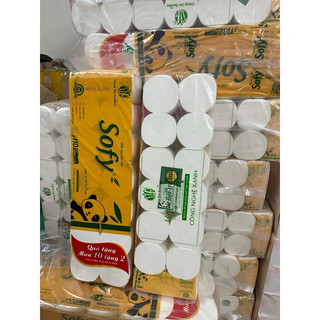 Giấy vệ sinh sofy 12 cuộn tặng kèm gói giấy ăn