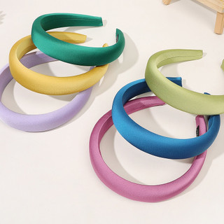 Băng Đô Cài Tóc Vải Lụa Satin nhiều màu