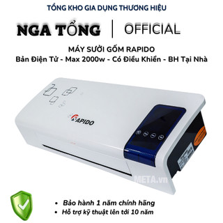[ HOẢ TỐC] Máy Sưởi Gốm Rapido Điện Tử RCH-2000D Lô Mới Nhất 10/2022