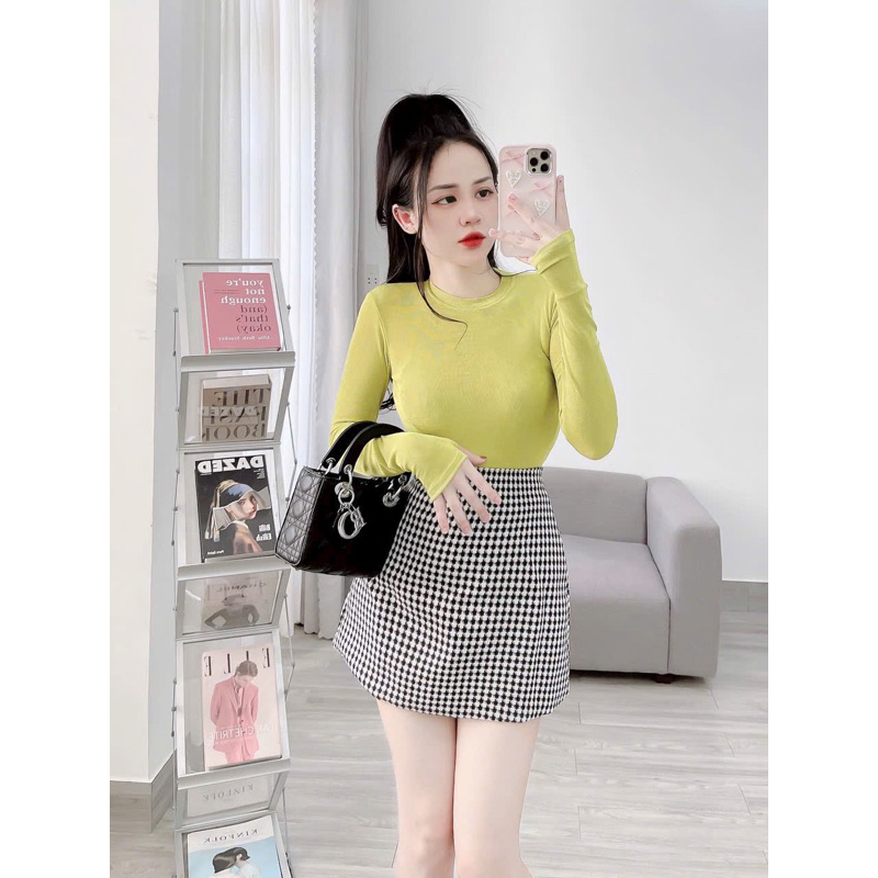 ÁO XỎ NGÓN THUN NHŨ TAY DÀI  HOTTREND DÀNH CHO NỮ