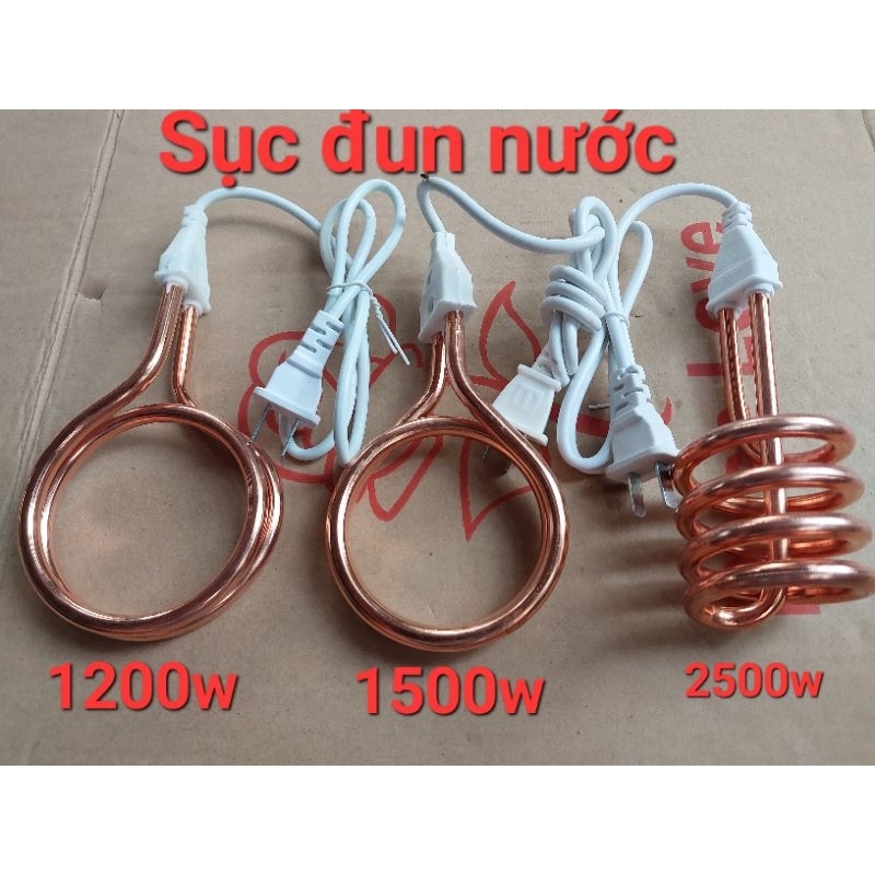 Sục Đun Nước Sôi 1200W ,1500W,2500W Siêu Nhanh