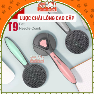 Lược chải lông Chó mèo có nút bấm Pakeway T9