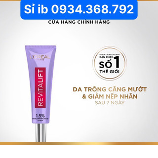 Serum siêu cấp ẩm sáng da L'oreal Paris pure Hyaluronic Acid 1.5%