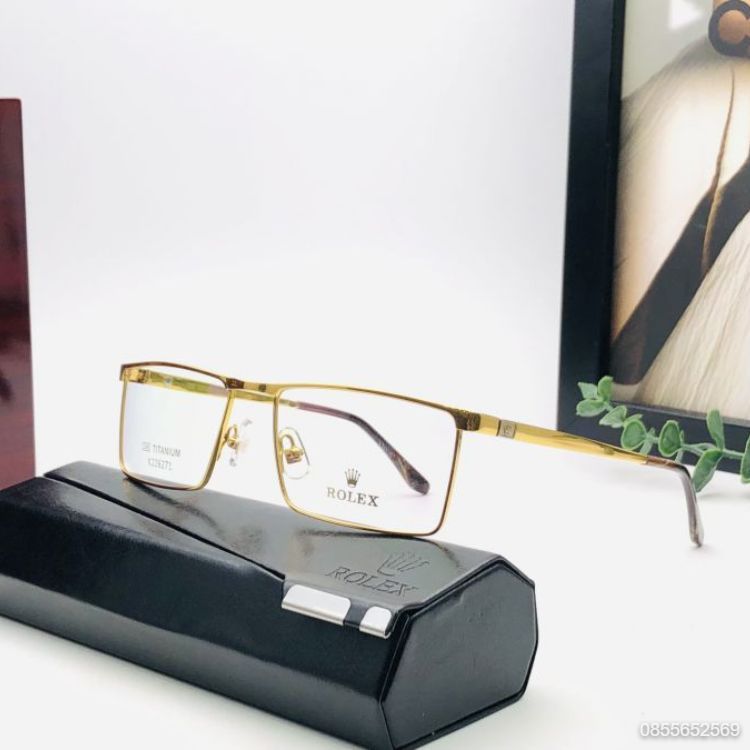 Gọng Kính Titanium Mạ Vàng 18K, Sang trọng lịch lãm dành cho nam