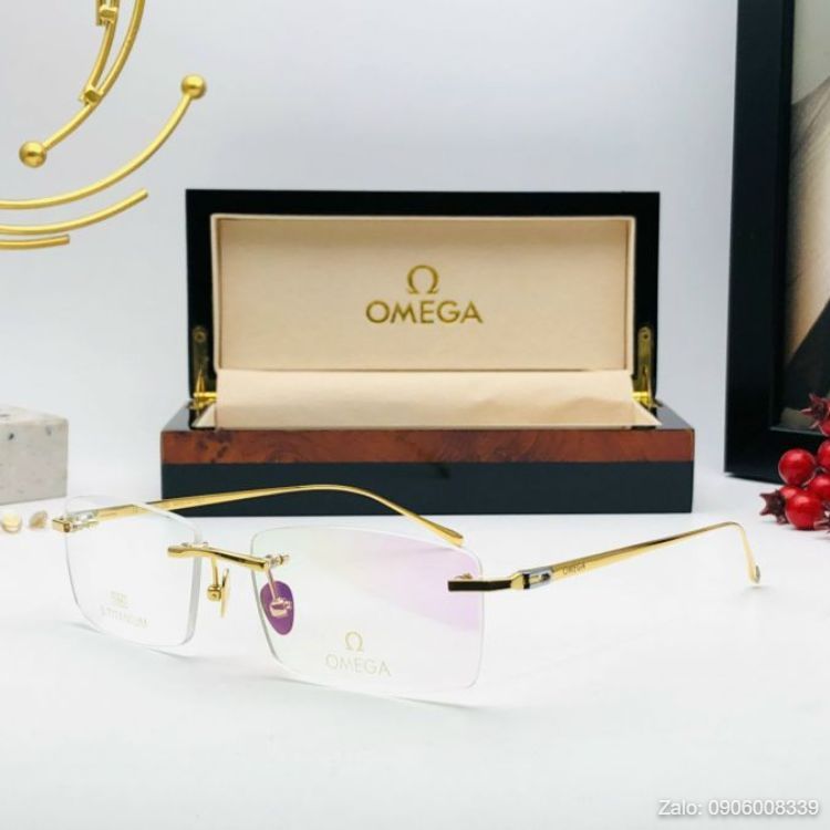 Kính Không Gọng Titanium Mạ Vàng 18K, Phong cách sang trọng đẳng cấp
