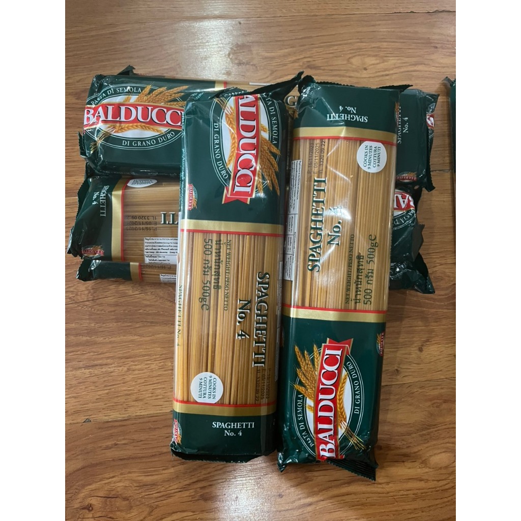 Mỳ Ý Spaghetti Balducci Sợi Tròn Thơm Ngon Nhập Khẩu Túi 500g