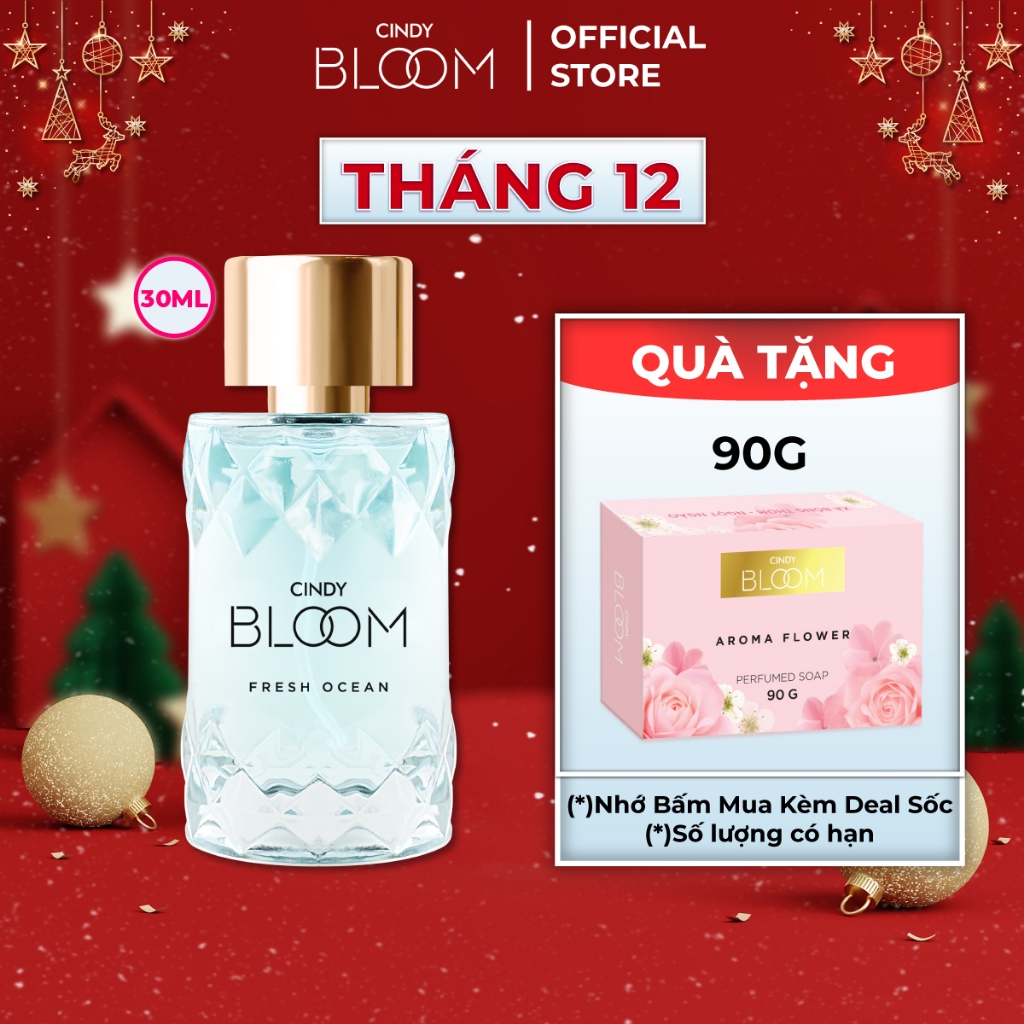 Nước hoa nữ Cindy Bloom Fresh Ocean hương năng động trẻ trung 30ml