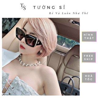 K04 kính mát nữ form vuông lớn siêu sang
