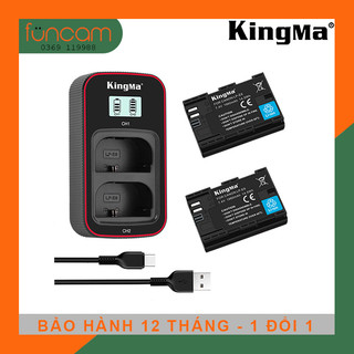Bộ 2 pin + sạc đôi lp-e6 cho canon eos r, r5, r5c, r6, r7, 60d, 70d, 80d, 90d, 5d2, 5d3, 5d4, 5dsr, 6d, 6d2, 7d, 7d2,...