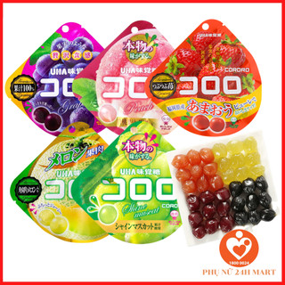 Kẹo dẻo trái cây uha kororo 48g nhật bản