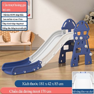 Cầu trượt trẻ em Hoàn Thành đa chức năng dài 181 cm cho bé