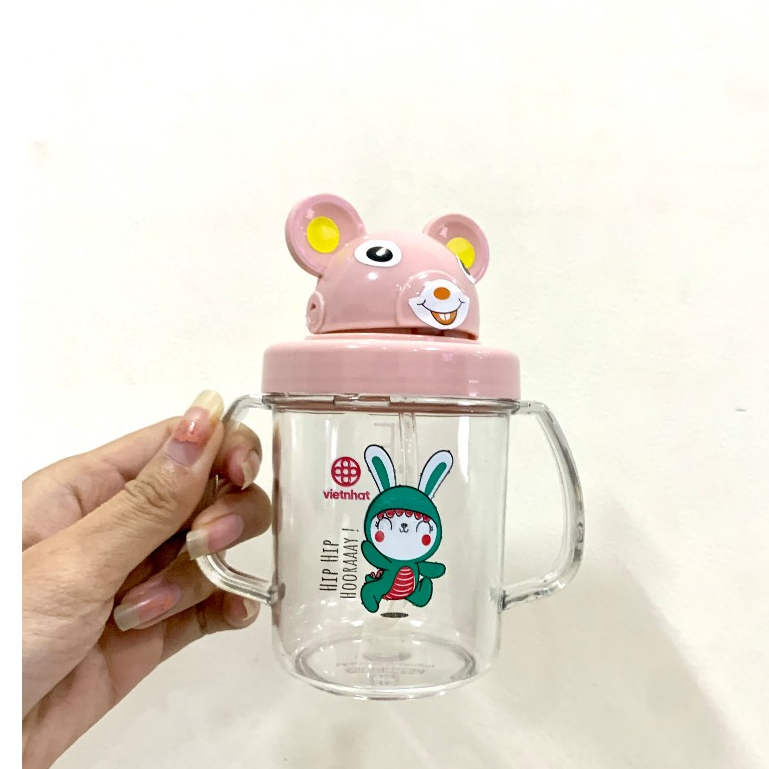 Bình Nước Cho Bé Có Ống Hút  Việt Nhật 0011