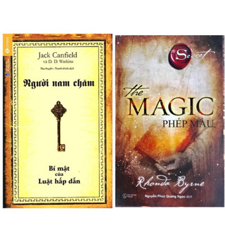 Combo sách hay: the magic - phép màu+người nam châm bí mật của luật hấp dẫn