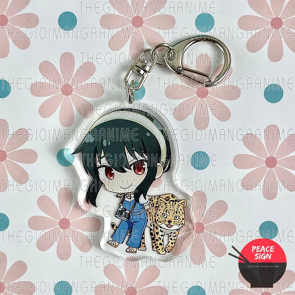 Móc khóa SPY X FAMILY ver PET Gia đình điệp viên in hình anime chibi mica trong acrylic dễ thương