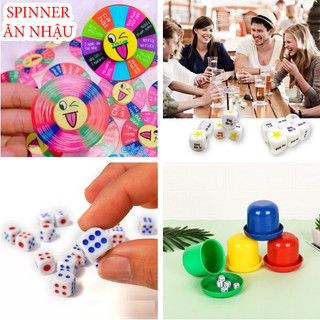 [5❤️][FREESHIP] CON QUAY SPINNER, XÍ NGẦU ĂN NHẬU VUI NHỘN - ĐỒ CHƠI LẮC XÍ NGẦU - COMBO 10 XÍ NGẦU 14mm [HCM]