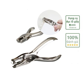 DecorMe Bấm giấy 5 lỗ Decorme 0.6mm, đục giấy sổ còng A4 B5 A5 làm sổ tay, sổ planner