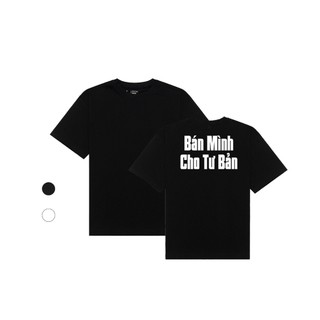 Áo thun Unisex form rộng tay lỡ Phông Nam Nữ TƯ BẢN | Local Brand Mi Midori