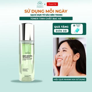 Toner tinh thể bạc hà mint crystal dr.lacir làm sạch da, dưỡng ẩm 100ml dr06