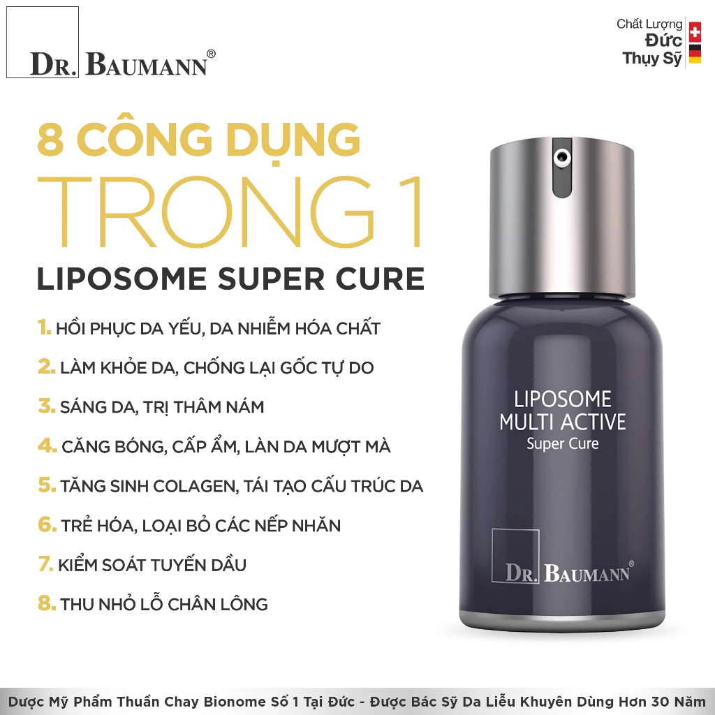 Tinh chất Dr. Baumann Liposome Multi Active Super Cure 30ml