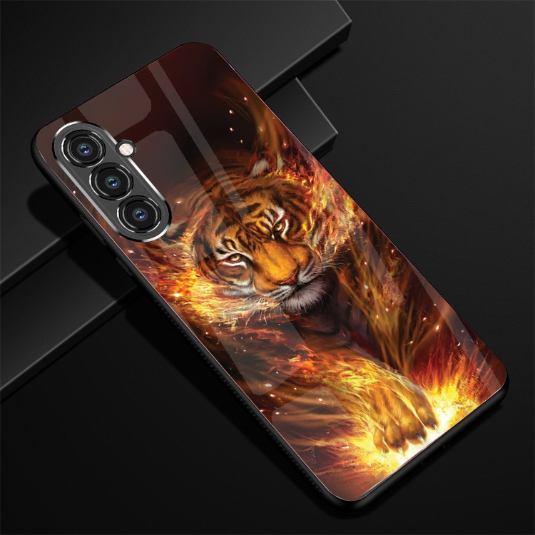 Ốp Lưng SAMSUNG GALAXY A14, A24, A34 5G, A54 5G Mặt lưng kính cao cấp, thiết kế độc quyền 12 con giáp