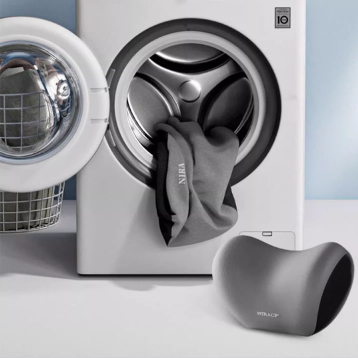 Bộ gối đựa đầu tựa lưng cao su non Niracp cho ghế xe ô tô, ghế văn phòng