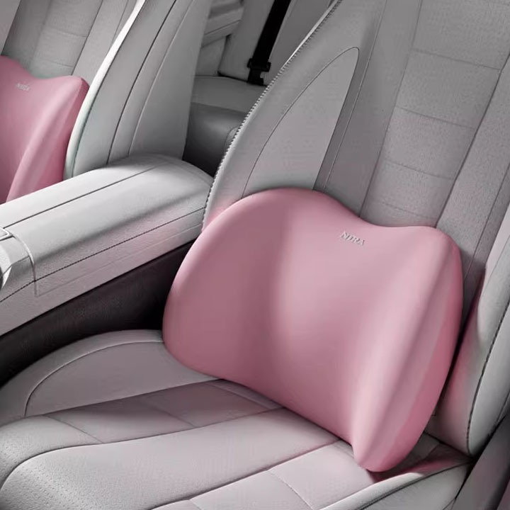 Bộ gối đựa đầu tựa lưng cao su non Niracp cho ghế xe ô tô, ghế văn phòng