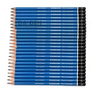 [DA ĐEN] Bút Chì Phác Thảo Staedtler Lumograph 100 Cao Cấp