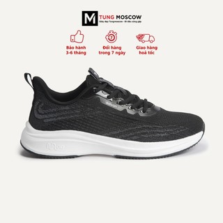 Giày thể thao, giày sneakers nam Tùng Moscow bản Black&White lướt sóng chất liệu nhẹ êm ái thời trang - SP006045