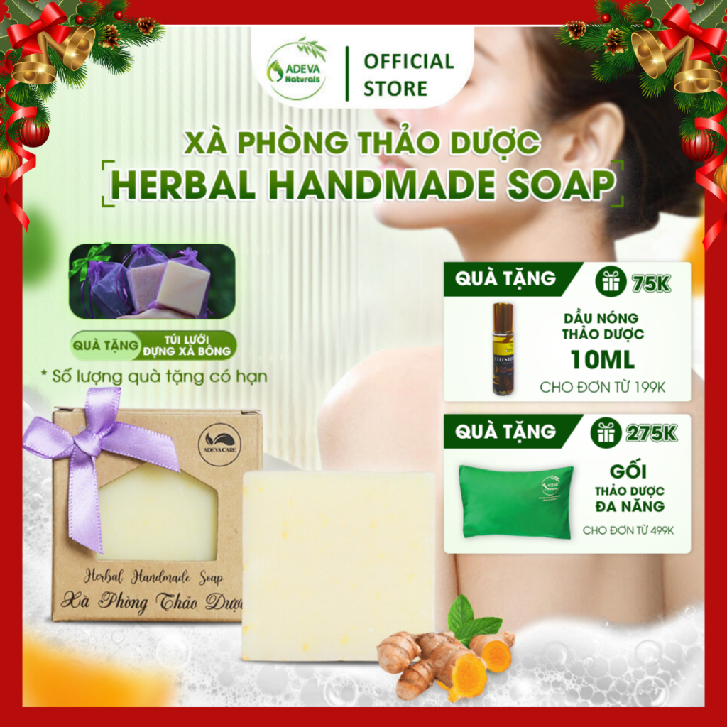 Xà Bông Cám Gạo Giảm Mụn Lưng ADEVA NONI Giúp Loại Bỏ Bụi Bẩn Và Tế Bào Chết Trên Da, Giảm Nhờn, Chống Viêm 100g