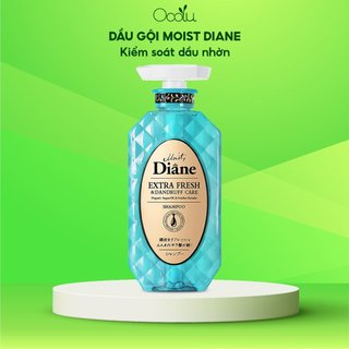 Dầu gội kiềm soát dầu Moist Diane Extra Fresh & Hydrate dành cho tóc dầu, da dầu - 450ml