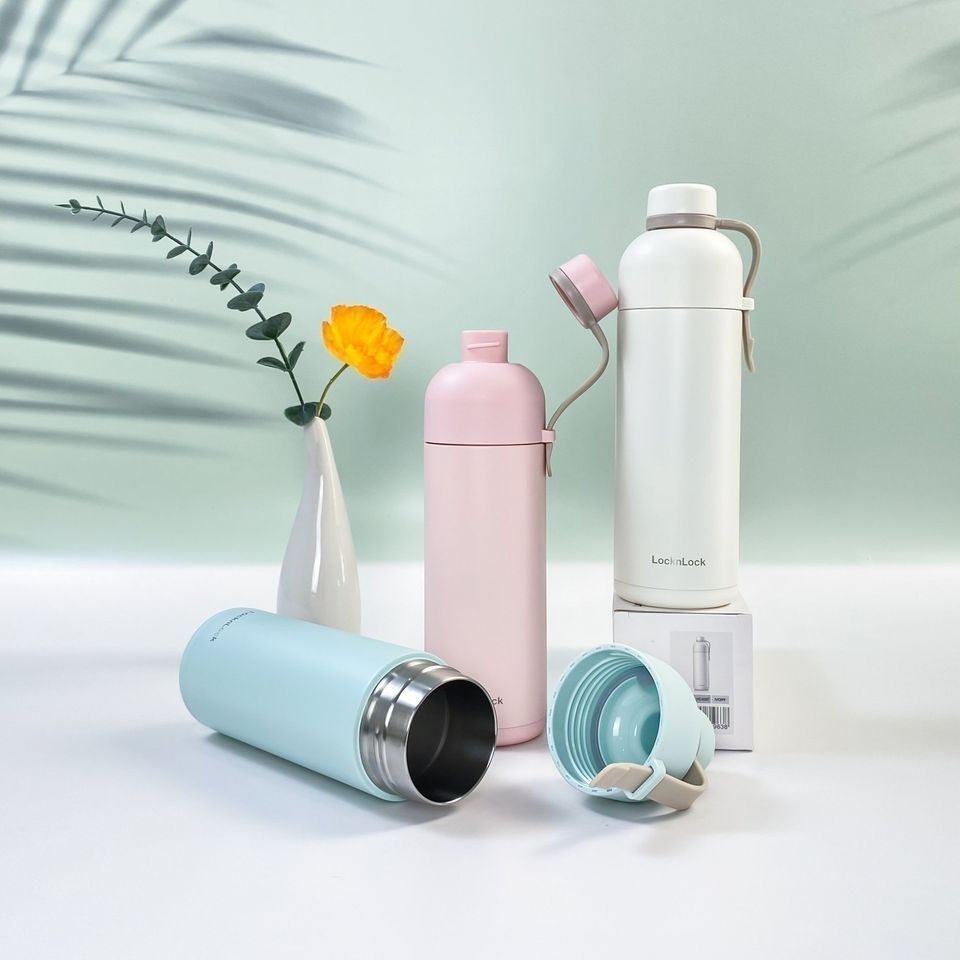 Bình giữ nhiệt LocknLock  Belt Bottle LHC4267 dung tích 490ml- mẫu mới 2021, đủ 3 màu
