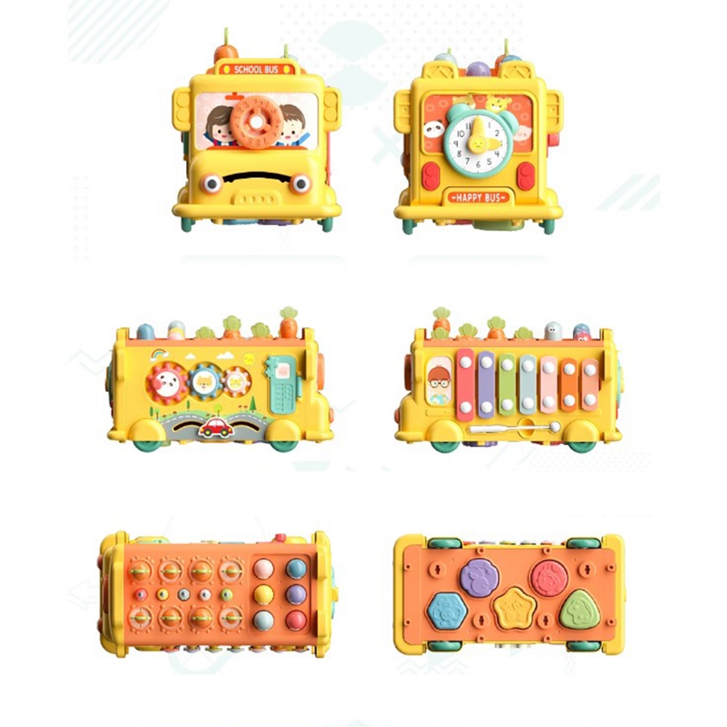 Đồ chơi đập chuột đa năng 13 trong 1 cho bé kèm đàn,câu cá,thả hình