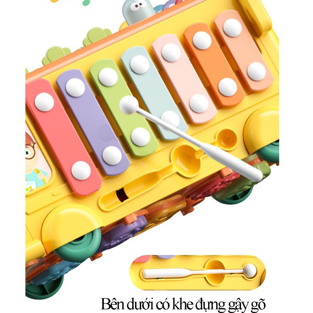 Đồ chơi đập chuột đa năng 13 trong 1 cho bé kèm đàn,câu cá,thả hình