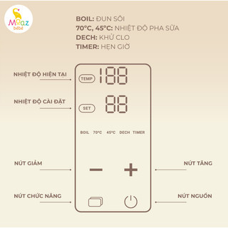 Bình đun nước Moaz BéBé MB070
