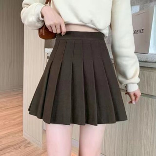 Chân váy dạ xếp ly có quần trong hàng QCCC