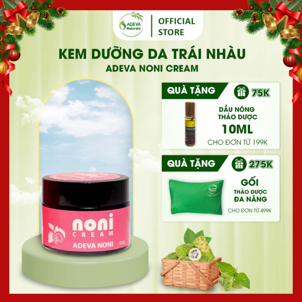 Kem Dưỡng Da Trái Nhàu ADEVA NONI CREAM, Dưỡng Ẩm Cho Da Mềm Mịn, Chống Viêm Và Làm Chậm Quá Trình Lão Hóa 50G