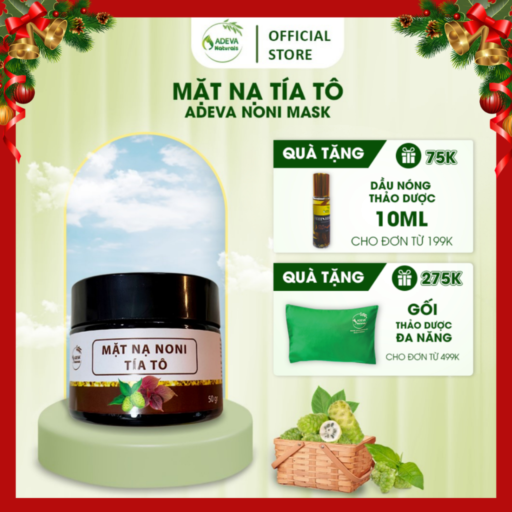 Mặt Nạ Trái Nhàu ADEVA NONI MARK Làm Mềm, Sáng Da, Phục Hồi Và Tái Tạo Da Hiệu Quả 50g
