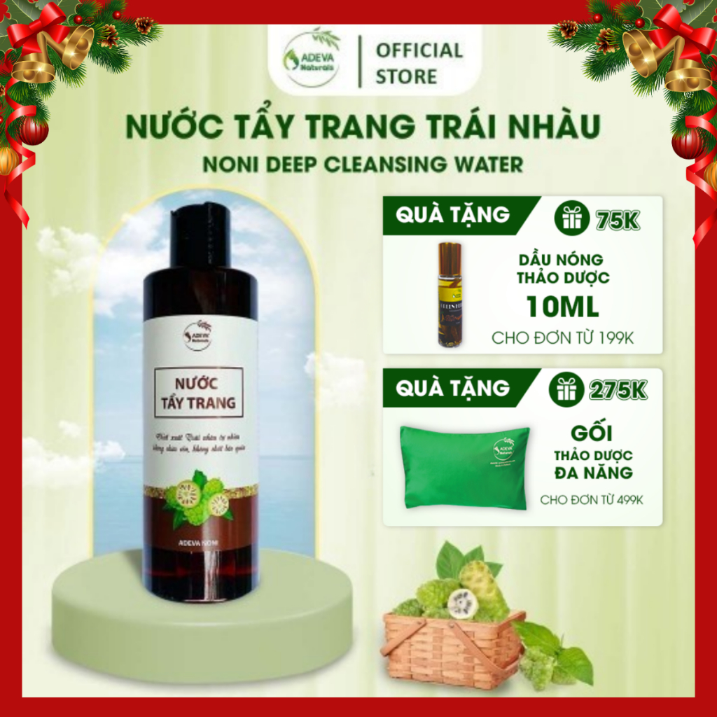 Nước Tẩy Trang Trái Nhàu NONI DEEP CLEANSING WATER Sạch Sâu, Phù Hợp Với Mọi Loại Da Kể Cả Da Nhạy Cảm Cleansing Water