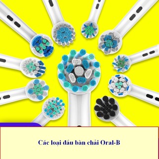 Đầu bàn chải điện Oral-B trẻ em và người lớn - Vỉ 4 đầu
