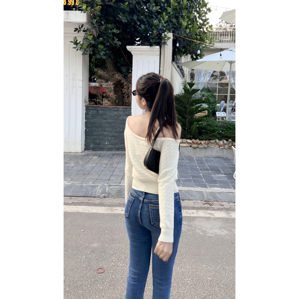 Quần bò lót nỉ hot trend Quảng Châu Cao Cấp Form Ôm Co Giãn