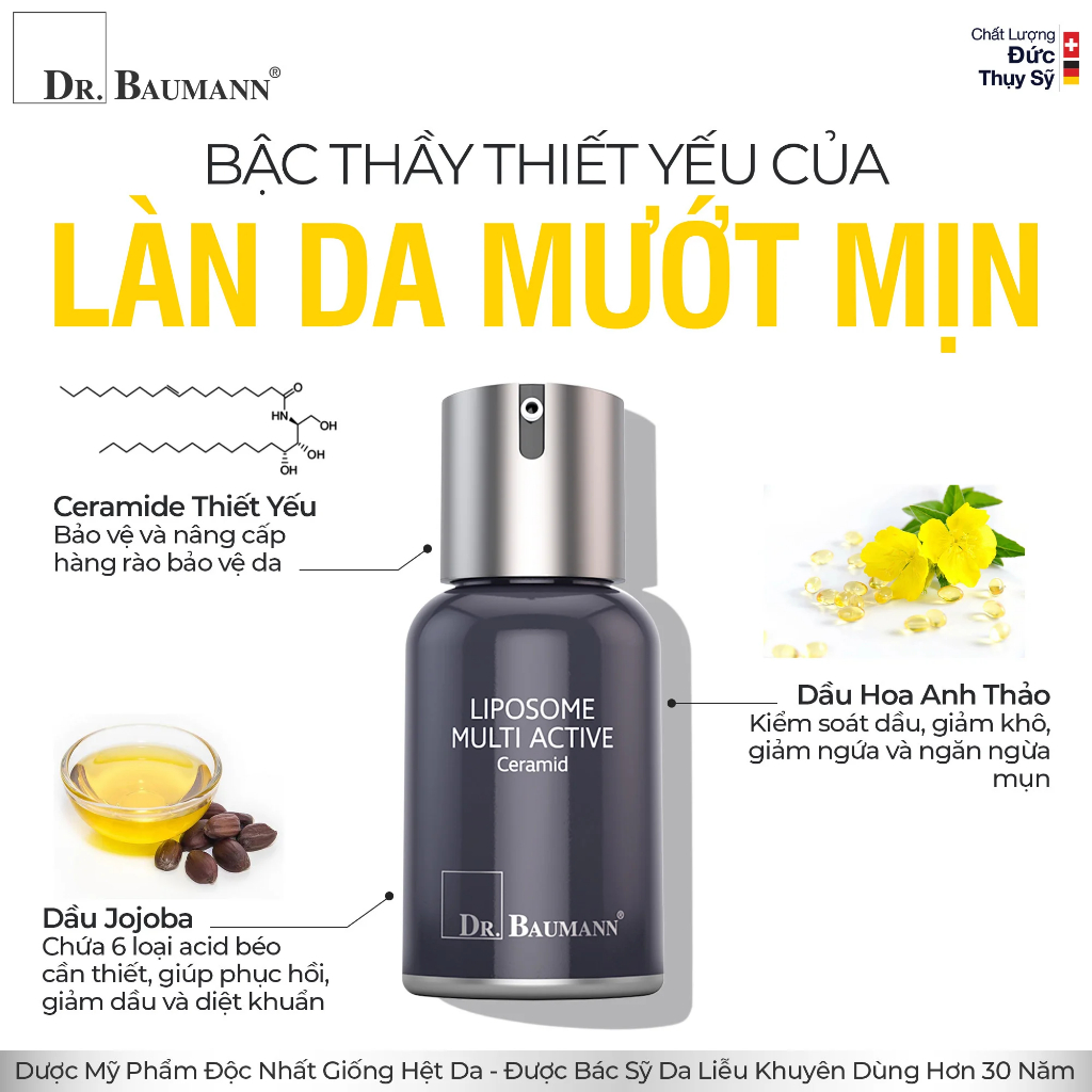 Tinh chất Dr. Baumann Liposome Multi Active Ceramid 30ml