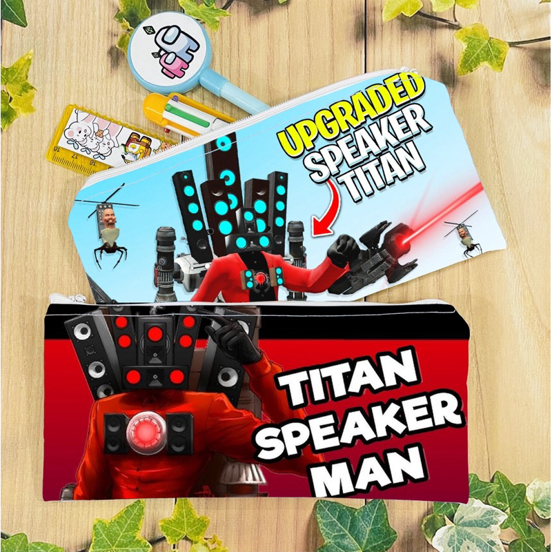 Hộp bút titan speakerman skibidi toilet/ Ví bút hinh titan speakerman game skibidi toilet