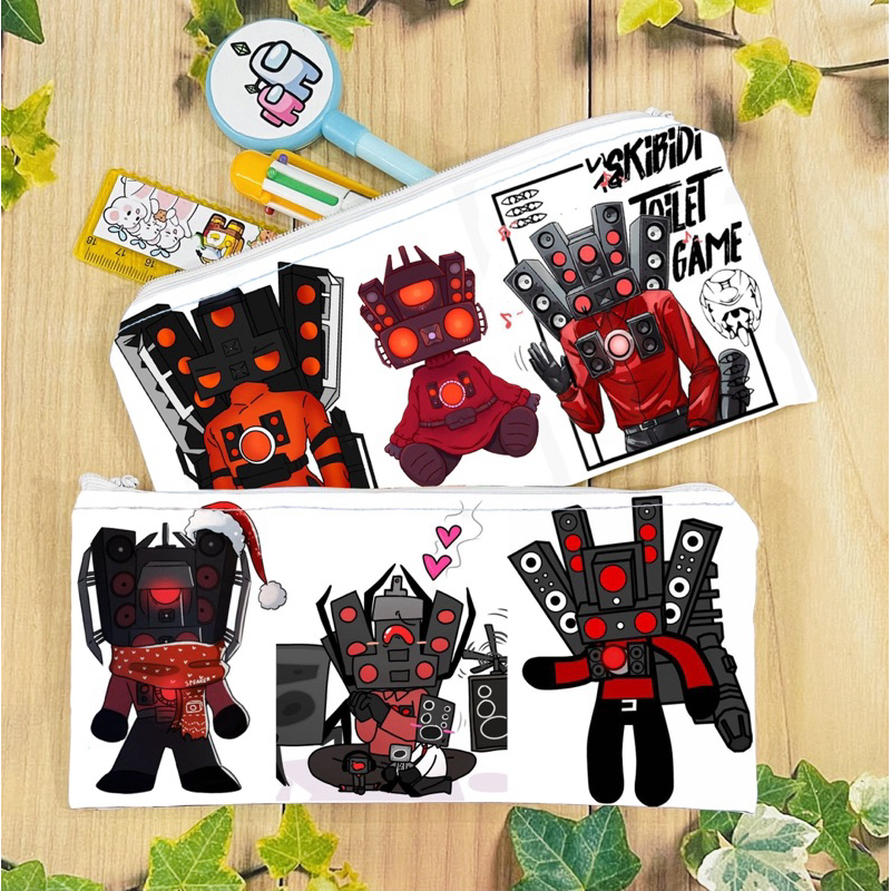 Hộp bút titan speakerman skibidi toilet/ Ví bút hinh titan speakerman game skibidi toilet