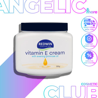 (AUTH) Kem Vitamin E, Kem dưỡng da Vitamin E Redwin cấp ẩm, làm sáng da Body Cream 300g.