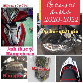 Ốp trang trí crom air blade 2020-2021- đầu 2022 full bộ ab cao cấp